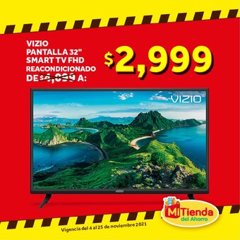 Vizio Pantalla 32" Smart TV FHD Reacondicionado
