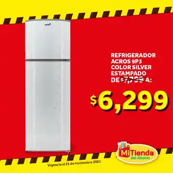 Mi Tienda del Ahorro Refrigerador Acros 9P3 Color Silver Estampado oferta