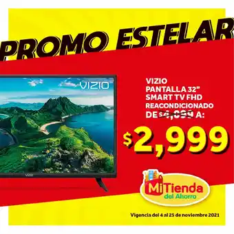 Vizio Pantalla 32" Smart TV FHD Reacondicionado