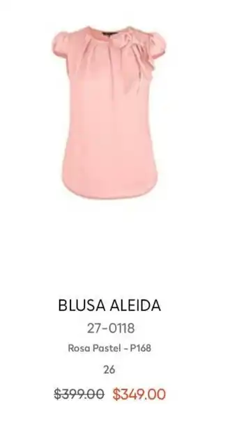 Blusa Aleida Rosa Pastel 26