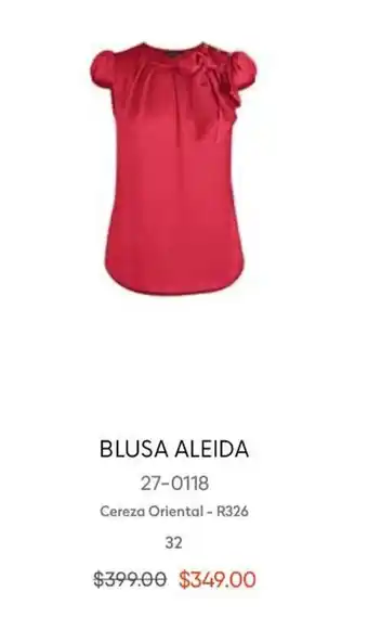 Blusa Aleida Cereza Oriental 32