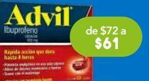 Farmacia San Pablo Advil cap 400mg caj c/10 oferta