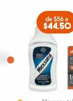 Mexsana talco polvo c/80gr