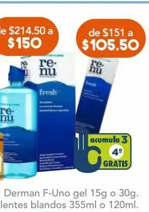 Farmacia San Pablo Renu fresh sol multi l/bland btl c/120ml oferta