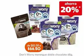Don't worry mereng avell c/choco c/63gr
