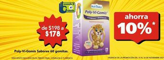 Farmacia San Pablo Poly-vi-gomis gomitas sabores c/60 oferta