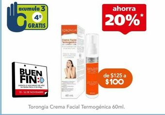 Farmacia San Pablo Torongia crema facial termog env c/60ml oferta