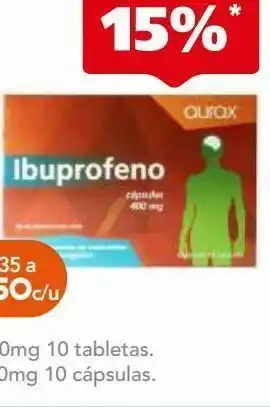 Farmacia San Pablo Ibuprofeno cap 400mg c/10 vitafast oferta