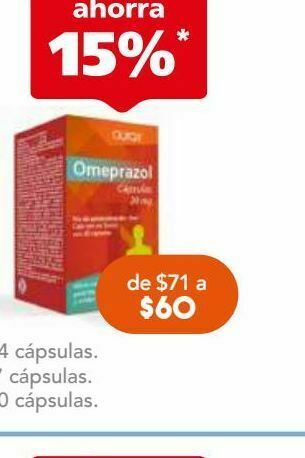 Omeprazol cap 20mg c/30 vitafast