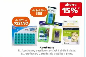 Apothecary pastilla semanal bli c/1