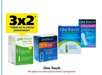 Farmacia San Pablo One touch lancetas delica c/100pza oferta