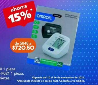 Farmacia San Pablo Omron baumanometro hem-6131 c/1pza oferta