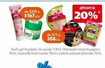 Yesto gel limpiador sandia c/118ml