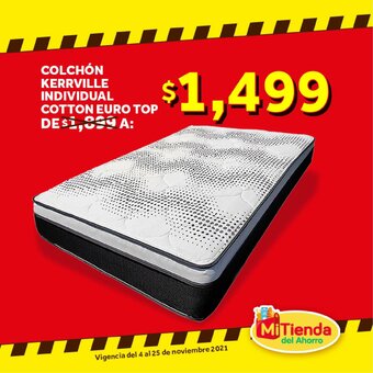 Colchón Kerrville Individual Cotton Euro Top