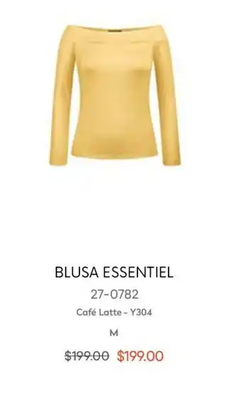 André Badi Blusa Essentiel Café Lotte M oferta