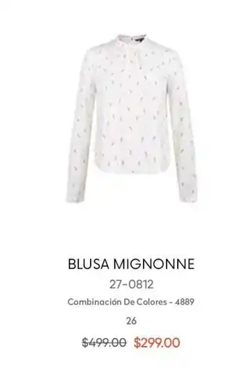 André Badi Blusa Mignonne Combinación de Colores 26 oferta