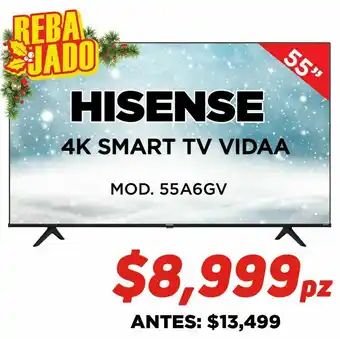 HEB Smart tv hisense oferta
