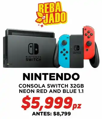 HEB Nintendo switch nintendo oferta