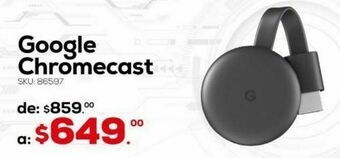 RadioShack Google chromecast video 3ra generación / negro oferta
