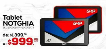 RadioShack Tablet ghia a7 notghia-292 / negro / 7 pulgadas oferta