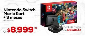 RadioShack Nintendo switch mario kart + 3 meses oferta