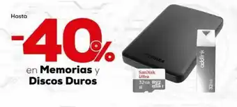 RadioShack En memorias y discos duros oferta