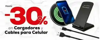 En cargadores y cables para celular