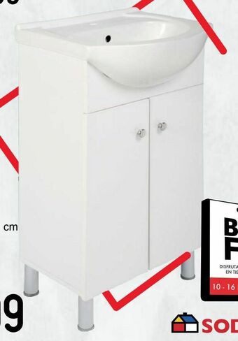 Sodimac Homecenter Mueble de baño blanco 50x43x84 cm oferta