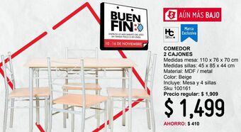 Comedor rectangular
