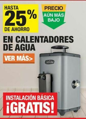 The Home Depot Calentador de agua oferta