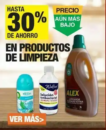 Productos de limpieza