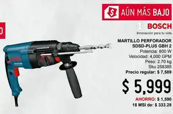 Black and Decker Martillo perforador con sds-plus gbh 2-26 dre oferta