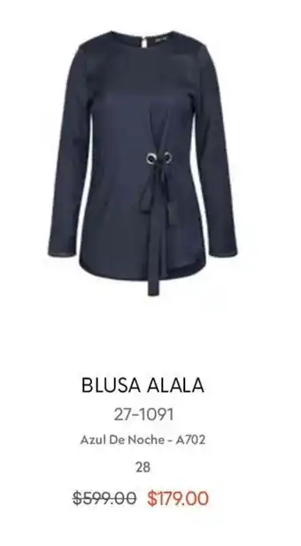 André Badi Blusa Alala Azul de Noche 28 oferta