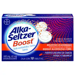 Farmacias YZA Alka Seltzer Boost 10 Tabs oferta