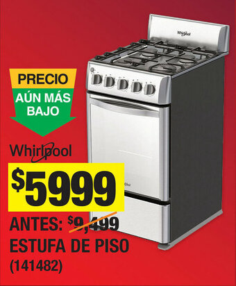 The Home Depot Whirlpool Estufa de Piso oferta