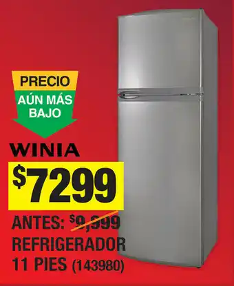 The Home Depot Winia Refrigerador 11 Pies oferta