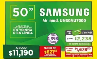 Samsung 4K TV 50"