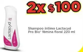 Bodega Aurrerá Shampoo Íntimo Lactacyd Pro Bio' Fémina Floral 220ml oferta
