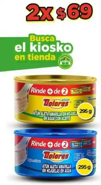 Bodega Aurrerá Atún Dolores 295g oferta