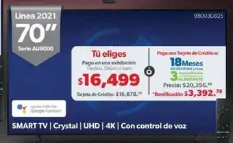 Sam's Club Samsung Smart TV 70" oferta