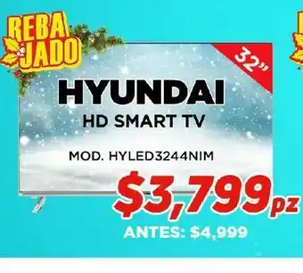HEB Hd smart tv hyundai oferta