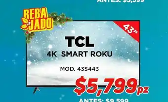 4k smart roku tcl