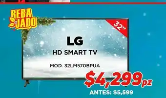 HEB Hd smart tv lg oferta