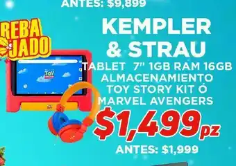 HEB Tablet 7" 1 gb 16 gb kempler & strau oferta