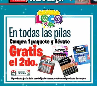 HEB Pilas oferta