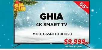 HEB Ghia smart tv 4k oferta