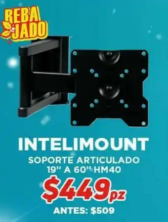 HEB Intelimount soportes articulado 19 a 60 hm40 oferta