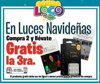 En luces navideñas