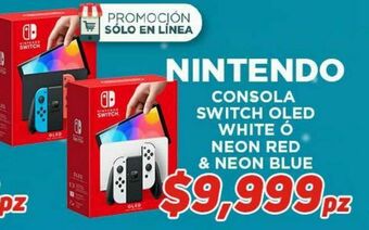 HEB Nintendo consola switch oled white oferta
