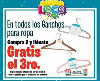 En todos los ganchos para ropa